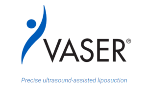 VASER logo - precise ultrasound-assisted liposuction, offered in Denver CO